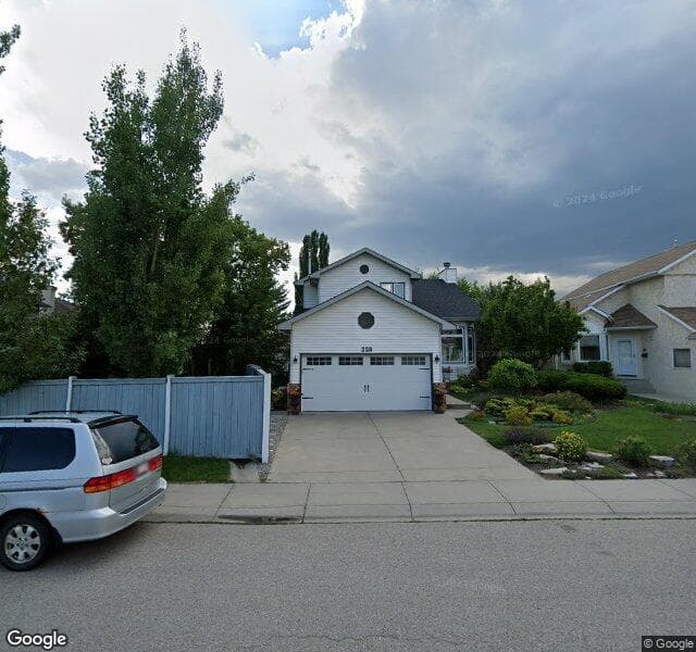 Street view of 228 Riverside Close SE, Calgary
