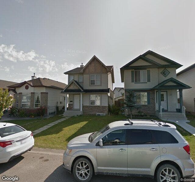 Street view of 18 Saddlemont Way NE, Calgary