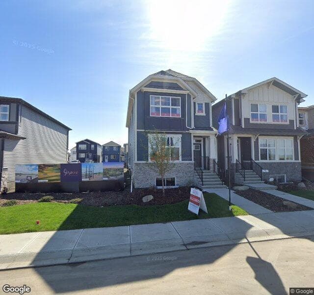 Street view of 92 Creekside Street SW, Calgary