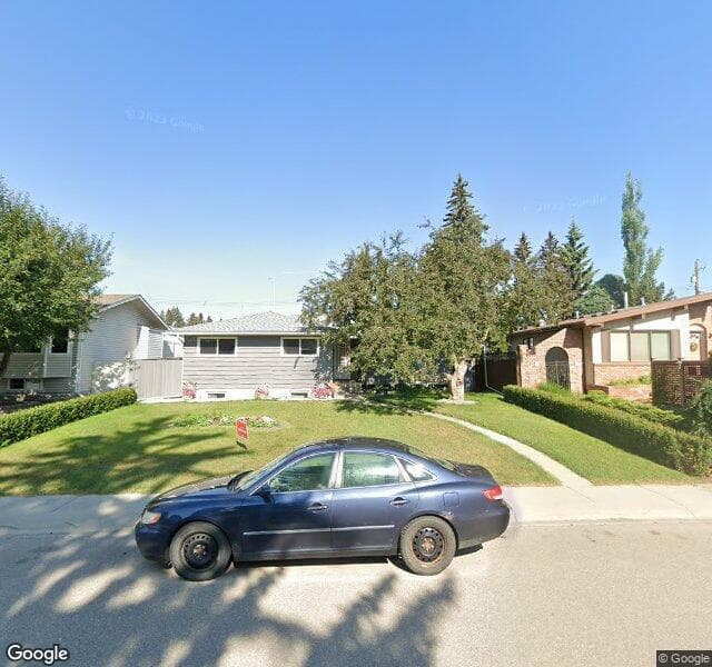 Street view of 10419 Saxon Place SW, Calgary
