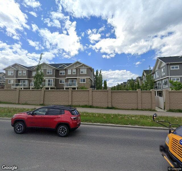 Street view of 401 Evanston Manor NW, Calgary