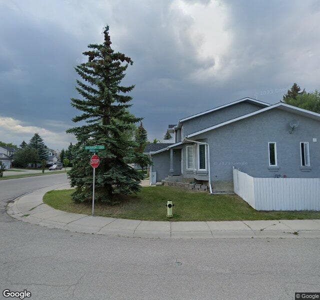 Street view of 95 Riverbend Drive SE, Calgary