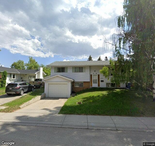 Street view of 3719 Benton Drive NW, Calgary