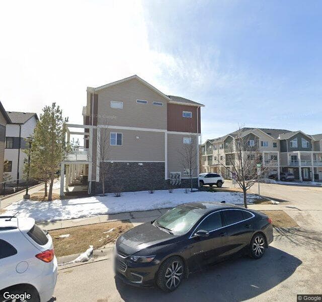 Street view of 104 Redstone View NE, Calgary