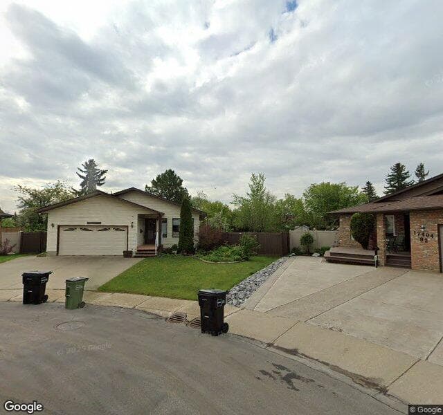 Street view of 17403 92 Street NW, Edmonton