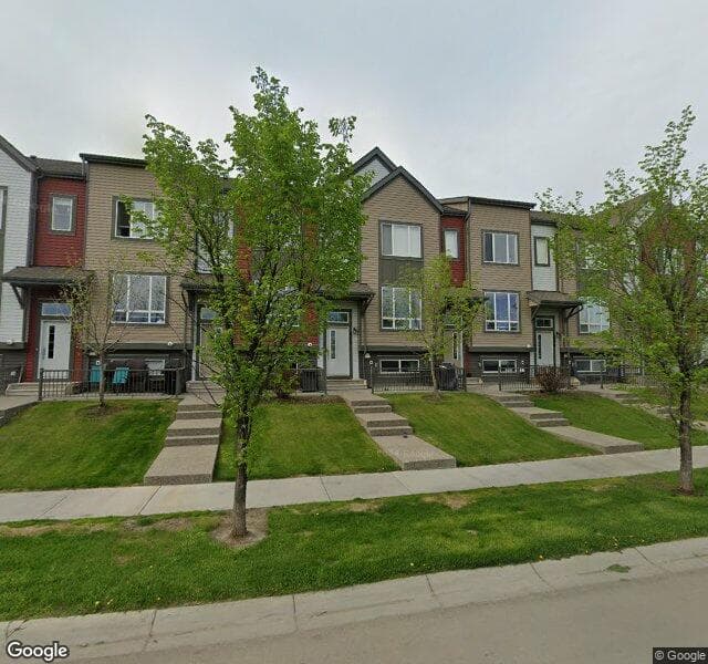 Street view of 142 Copperpond Villas SE, Calgary
