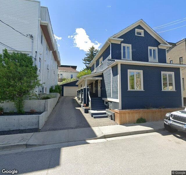 Street view of 1717 21 Avenue SW, Calgary
