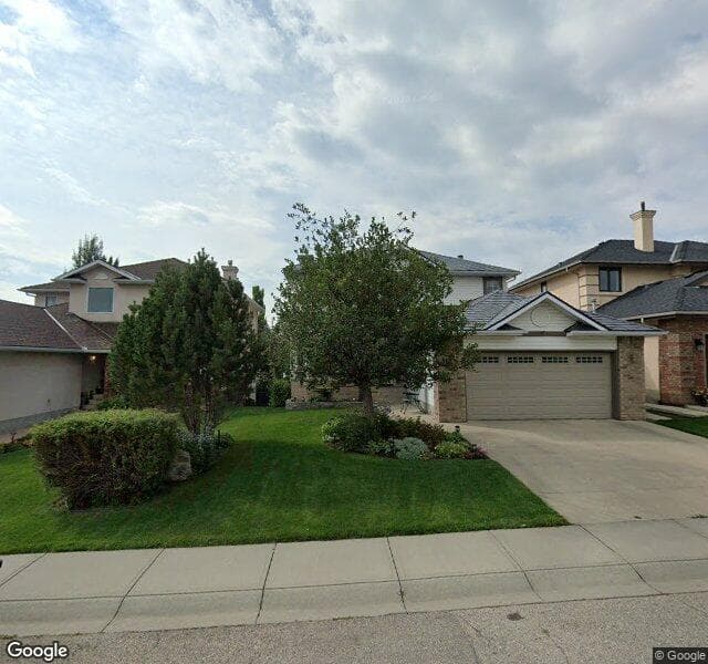 Street view of 210 Valley Ridge Green NW, Calgary
