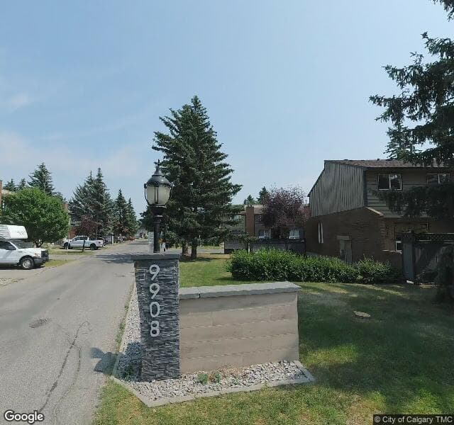 Street view of 35-9908 Bonaventure Drive SE, Calgary