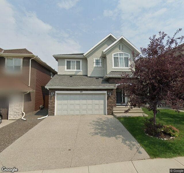 Street view of 257 Cranarch Common SE, Calgary