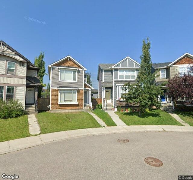 Street view of 138 Autumn Crescent SE, Calgary