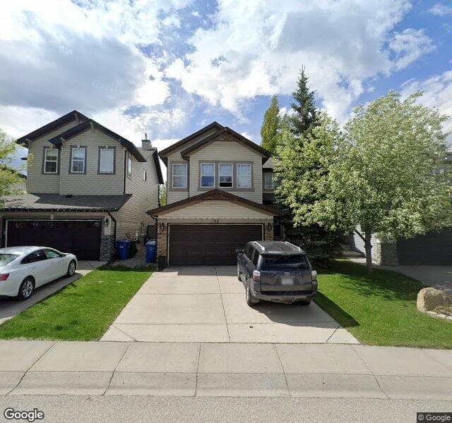 Street view of 152 Chapman Close SE, Calgary