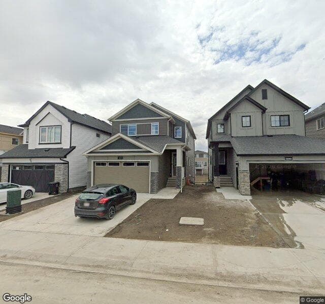 Street view of 23 Lewiston View NE, Calgary