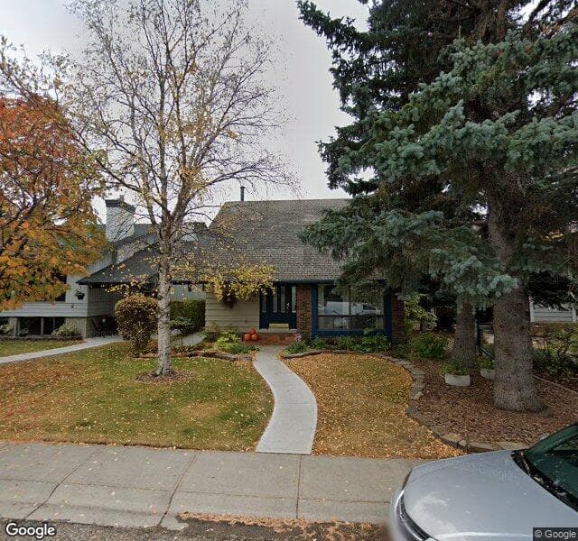 Street view of 787 Coach Bluff Crescent SW, Calgary