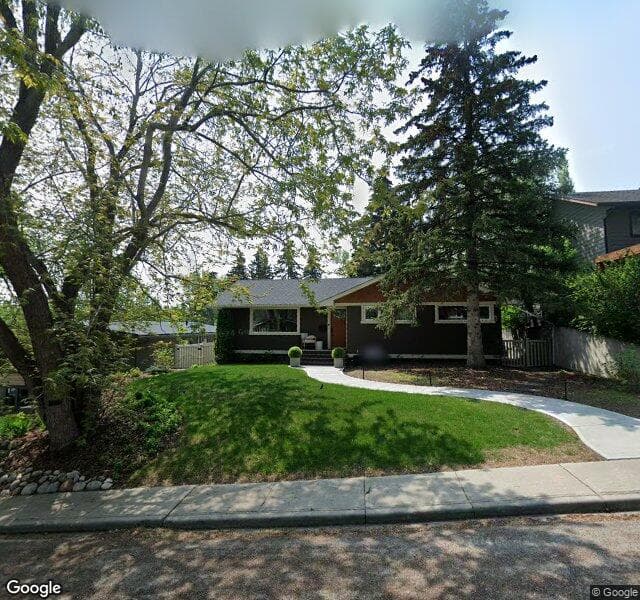 Street view of 2411 Charlebois Drive NW, Calgary