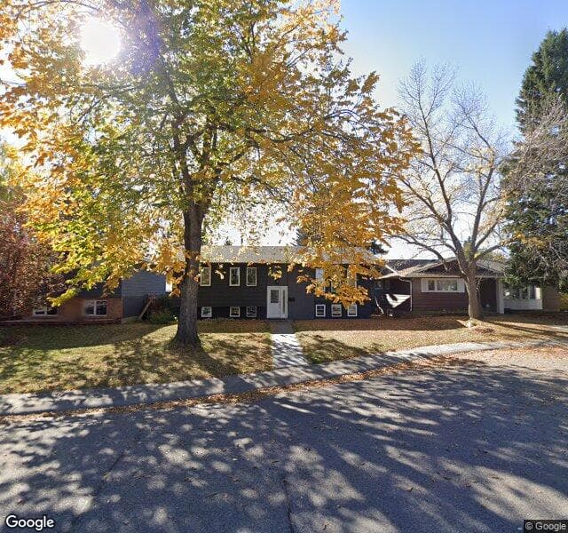Street view of 927 Lake Christina Way SE, Calgary