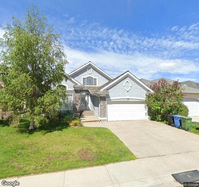 Street view of 125 Mount Alberta View SE, Calgary