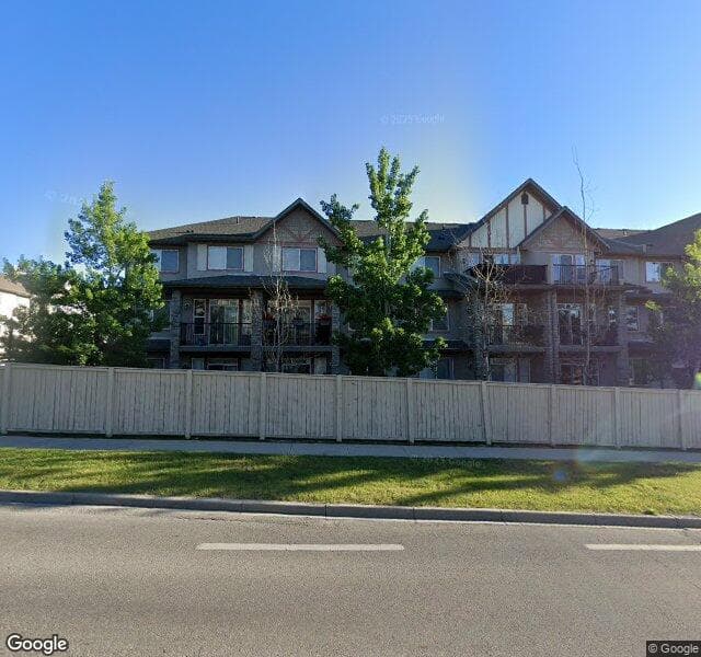 Street view of 2208-211 Aspen Stone Boulevard SW, Calgary