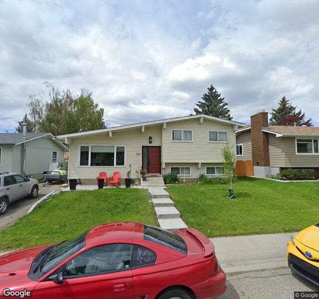 Street view of 263 Queen Tamara Way SE, Calgary