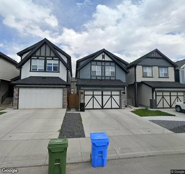 Street view of 142 Arbour Lake Rise NW, Calgary