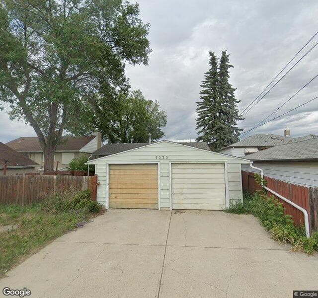 Street view of 8323 82 Avenue NW, Edmonton