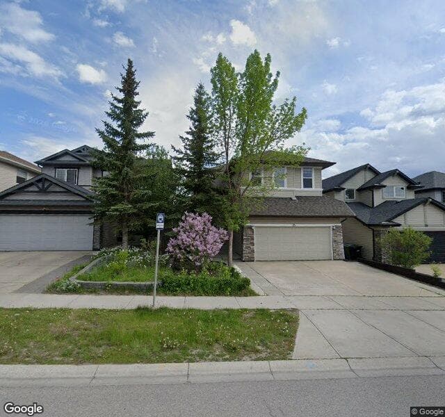 Street view of 95 Panatella Boulevard NW, Calgary