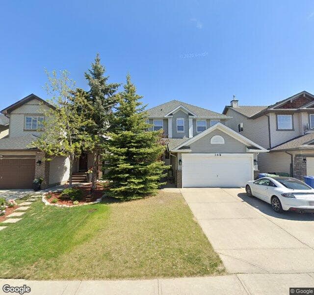 Street view of 180 Cougar Ridge Drive SW, Calgary