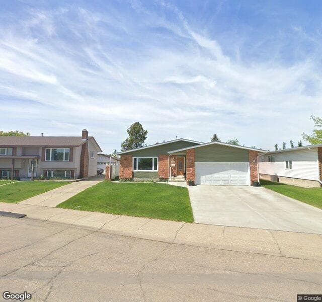 Street view of 13524 25 Street NW, Edmonton