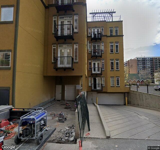 Street view of 209-1000 15 Avenue SW, Calgary