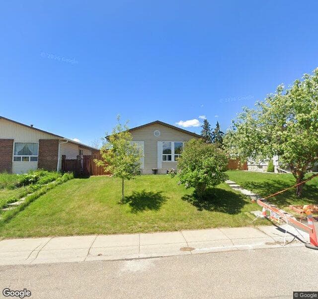 Street view of 72 Whitnel Close NE, Calgary