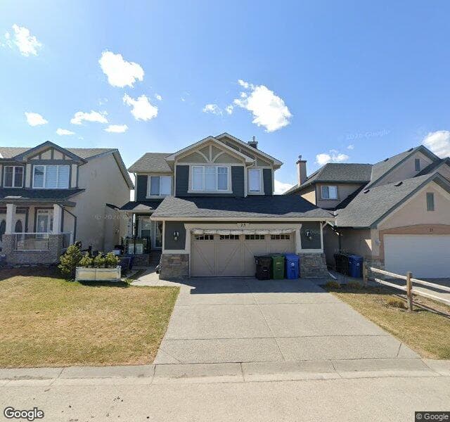 Street view of 25 Hidden Creek Terrace NW, Calgary