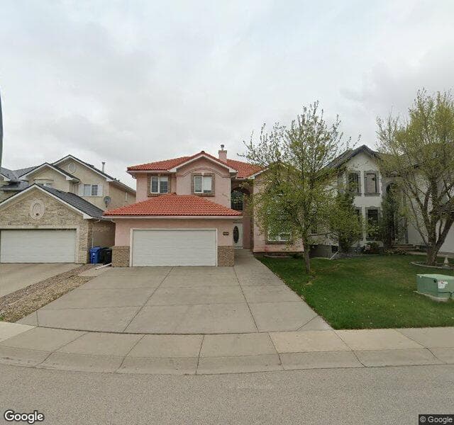 Street view of 215 Hamptons Terrace NW, Calgary