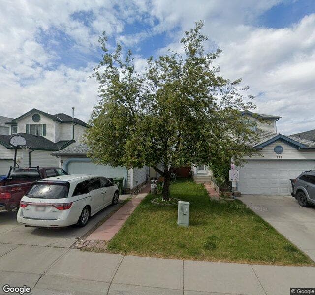 Street view of 126 Hidden Spring Green NW, Calgary