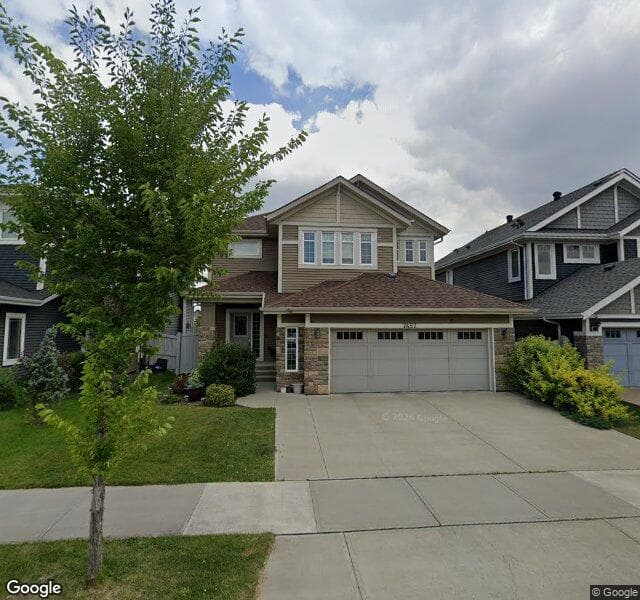 Street view of 7457 Colonel Mewburn Road NW, Edmonton
