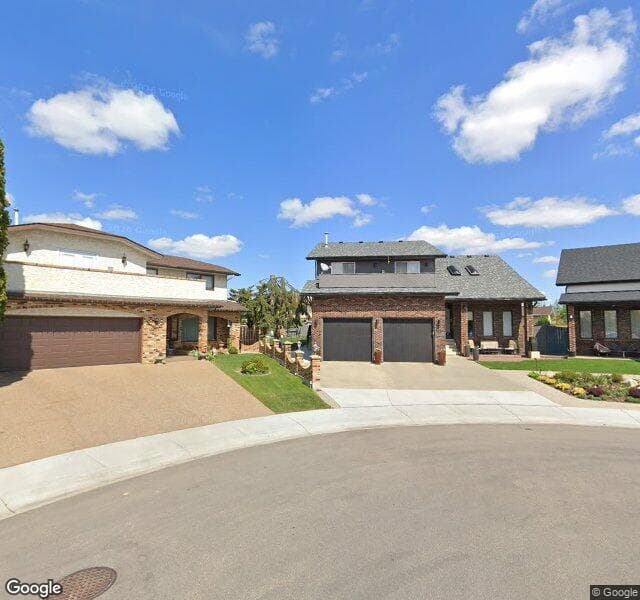 Street view of 15617 100 Street NW, Edmonton
