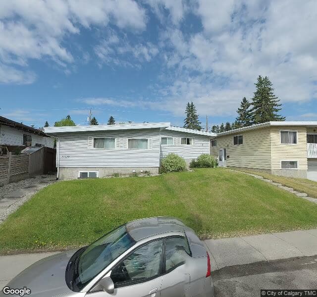 Street view of 11025 Sacramento Drive SW, Calgary