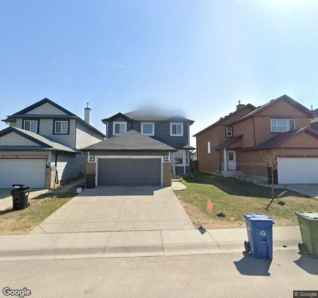 Street view of 34 Saddleland Crescent NE, Calgary
