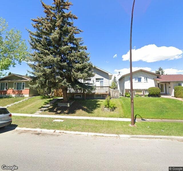 Street view of 7135 Temple Drive NE, Calgary