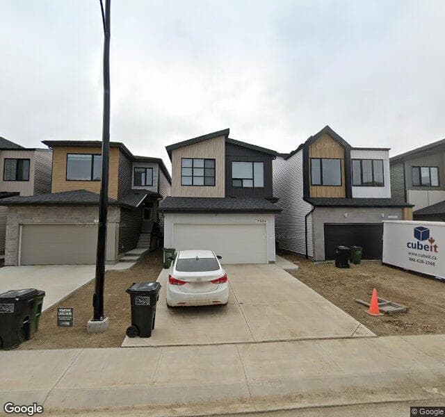 Street view of 7329 Klapstein Crescent SW, Edmonton
