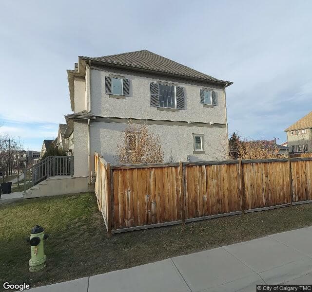 Street view of 623 Mahogany Boulevard SE, Calgary