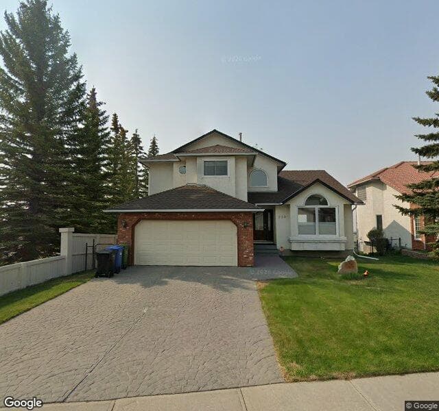 Street view of 230 Edgeview Drive NW, Calgary