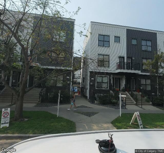 Street view of 12-607 15 Avenue SW, Calgary