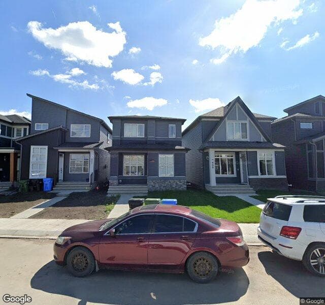 Street view of 405 Belmont Park SW, Calgary