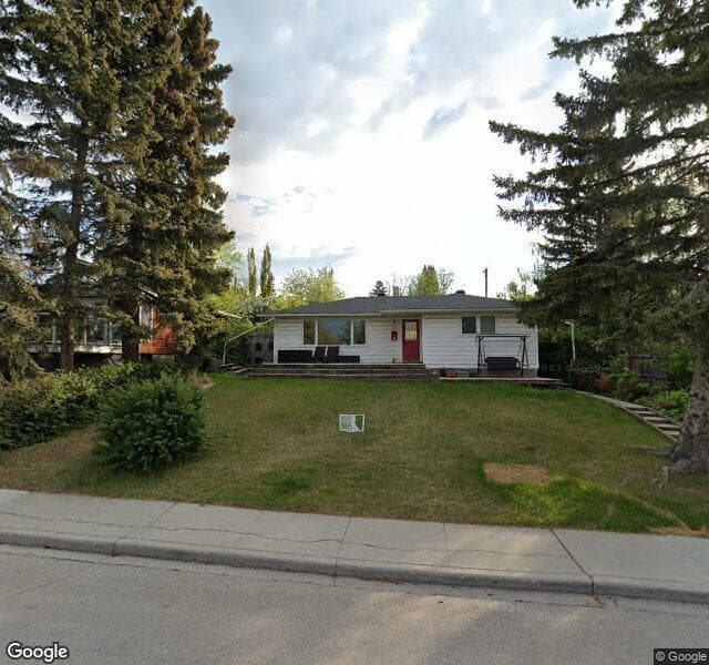 Street view of 134 Cornwallis Drive NW, Calgary