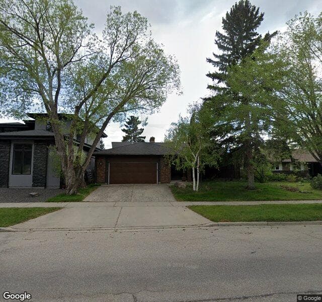 Street view of 1815 Palliser Drive SW, Calgary