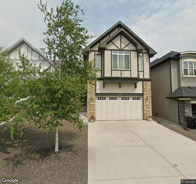 Street view of 213 Cranarch Crescent SE, Calgary