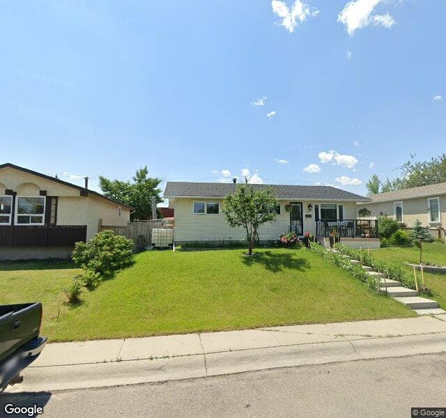 Street view of 47 Penmeadows Place SE, Calgary