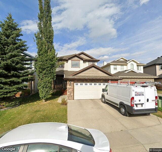 Street view of 154 Wentworth Park SW, Calgary