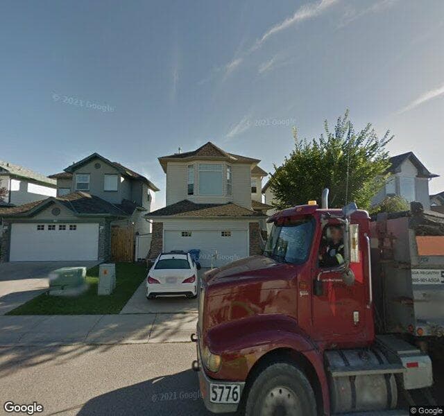 Street view of 70 Bridlewood Way SW, Calgary