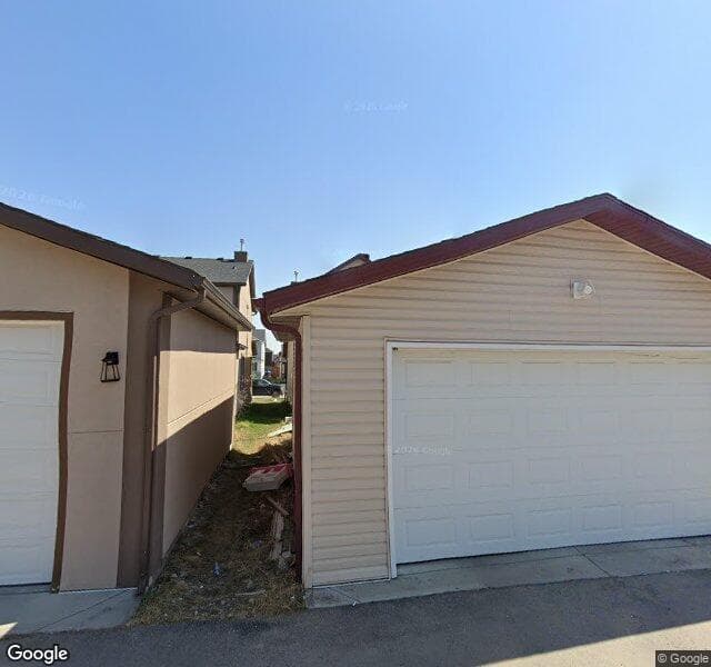 Street view of 9231 Saddlebrook Drive NE, Calgary